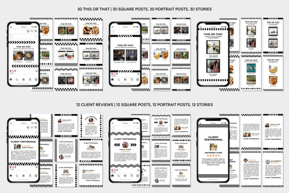 1200+ Fitness Instagram Templates - Vol. 7