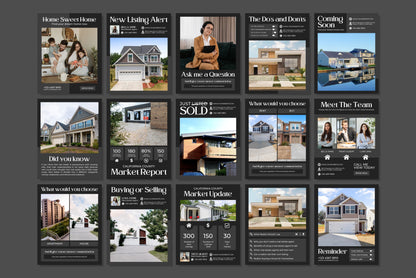 120+ Real Estate Instagram Templates - Vol. 4