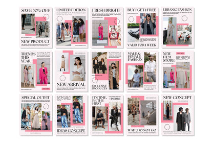 120+ Fashion Instagram Templates - Vol. 5
