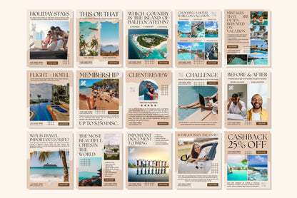 120+ Travel Instagram Templates - Vol. 2