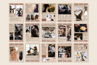 120+ Hairstylist Instagram Templates - Vol. 5