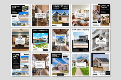 120+ Real Estate Instagram Templates - Vol. 2