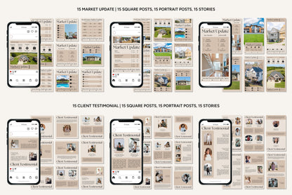1200+ Real Estate Instagram Templates - Vol. 8