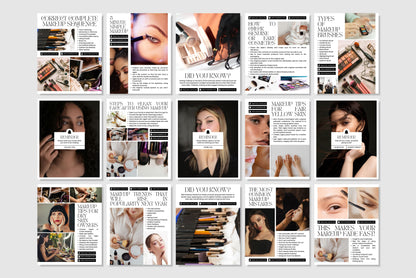 120+ Makeup Instagram Templates - Vol. 3