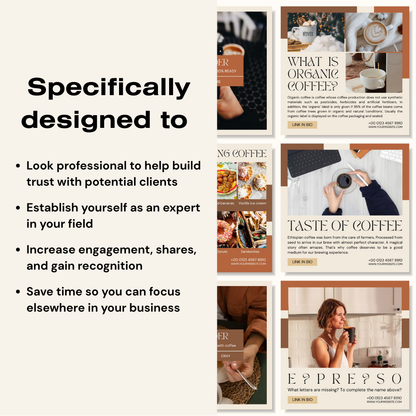 3600+ Coffee Instagram Templates (PLR/MRR)