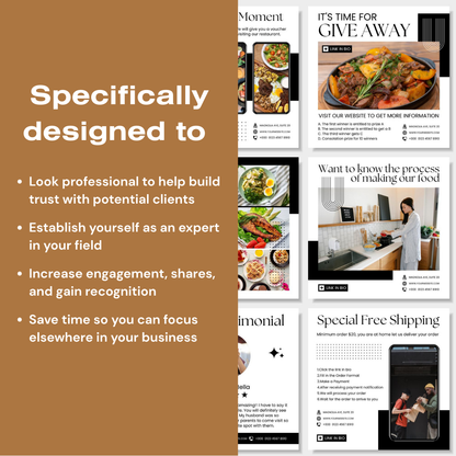 3600+ Restaurant Instagram Templates (PLR/MRR)
