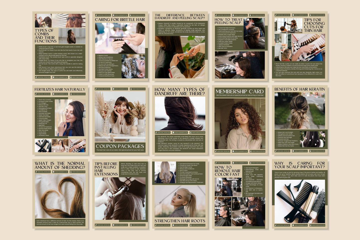 120+ Hairstylist Instagram Templates - Vol. 3