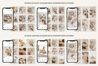 1200+ Skincare Instagram Templates - Vol. 8