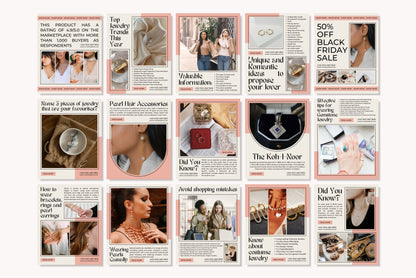 120+ Jewelry Instagram Templates - Vol. 4