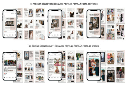 1200+ Fashion Instagram Templates - Vol. 7