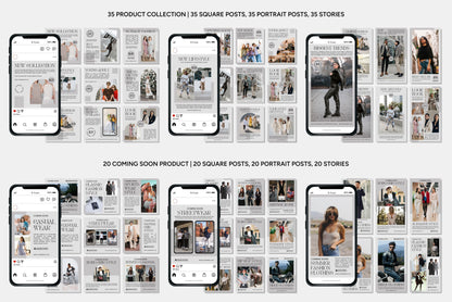 1200+ Fashion Instagram Templates - Vol. 8