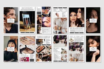 120+ Makeup Instagram Templates - Vol. 3