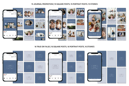 1200+ Wellness Instagram Templates - Vol. 8