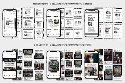 1200+ Fitness Instagram Templates - Vol. 7