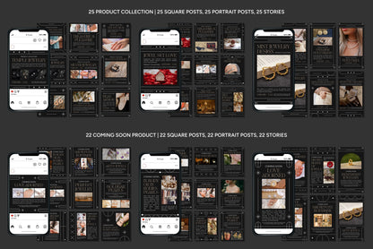 1200+ Jewelry Instagram Templates - Vol. 8
