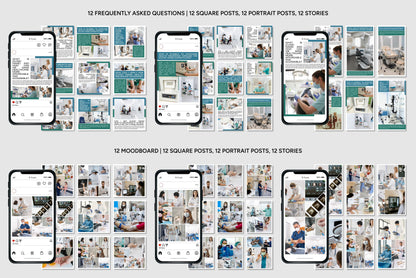 1200+ Medical Instagram Templates - Vol. 6