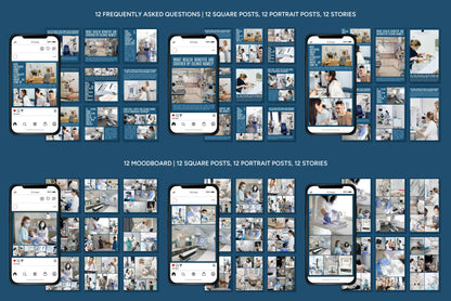 1200+ Medical Instagram Templates - Vol. 7