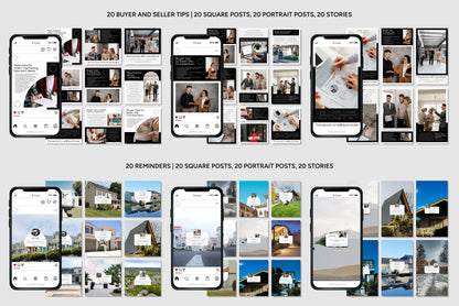 1200+ Real Estate Instagram Templates - Vol. 6