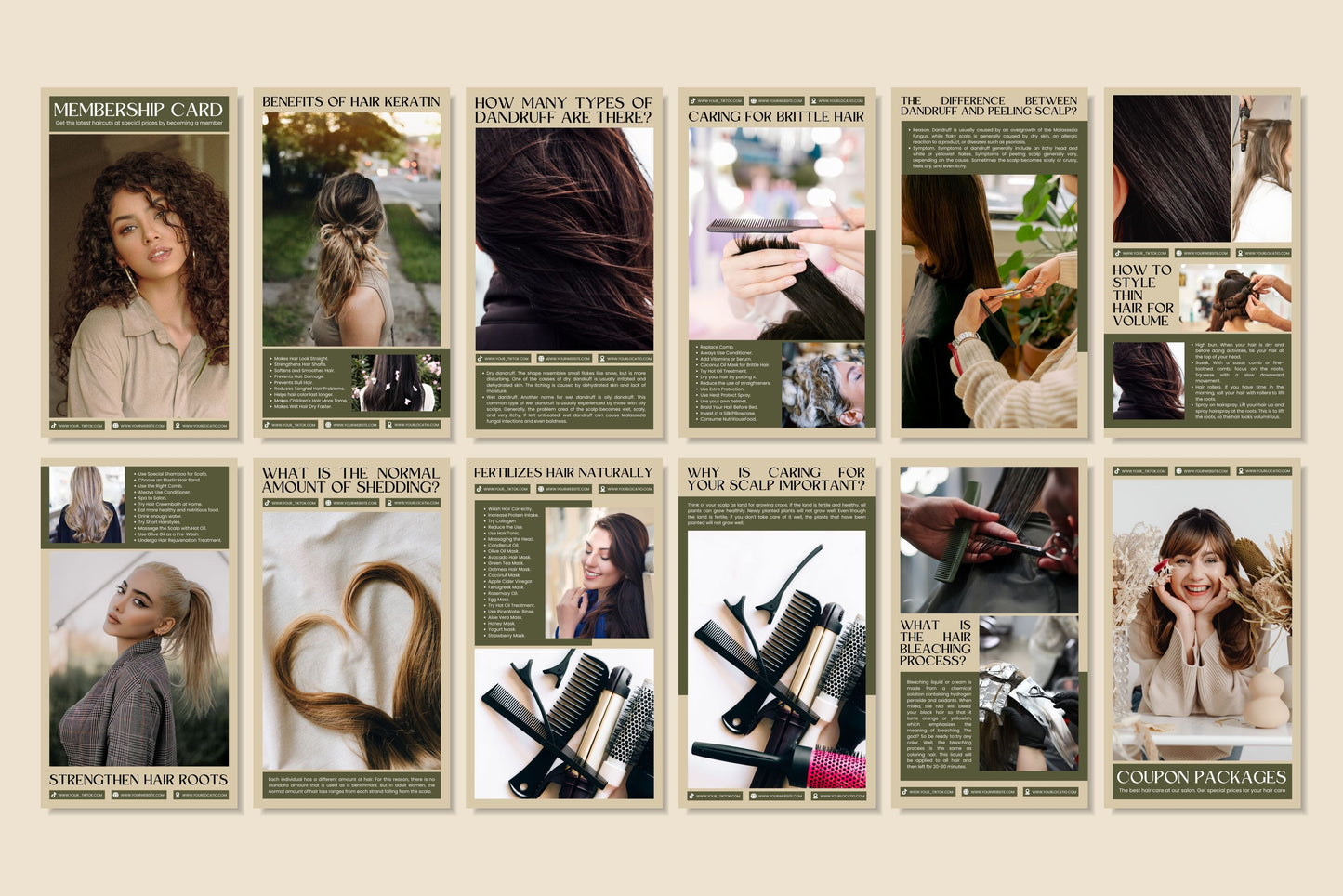 120+ Hairstylist Instagram Templates - Vol. 3