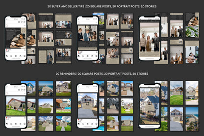1200+ Real Estate Instagram Templates - Vol. 7