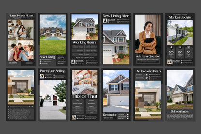 120+ Real Estate Instagram Templates - Vol. 4