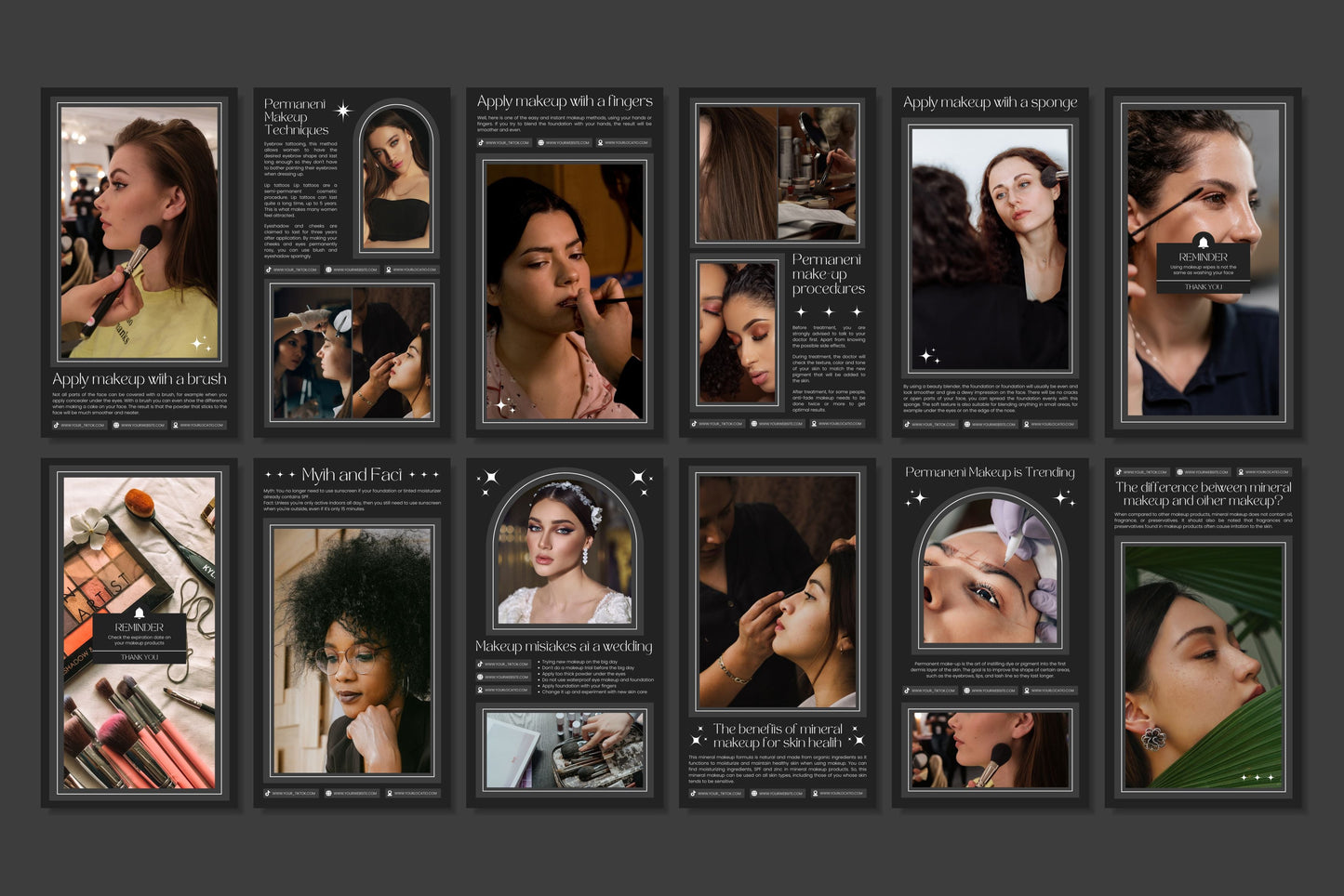 120+ Makeup Instagram Templates - Vol. 2