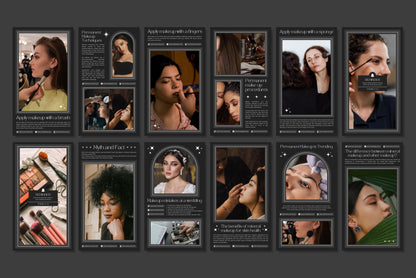 120+ Makeup Instagram Templates - Vol. 2