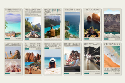 120+ Travel Instagram Templates - Vol. 1