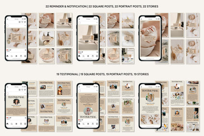 1200+ Skincare Instagram Templates - Vol. 8