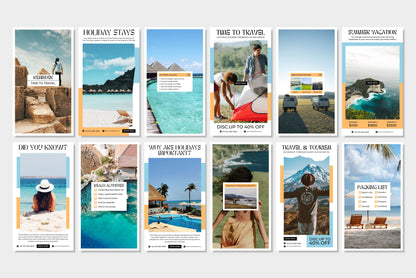 120+ Travel Instagram Templates - Vol. 3