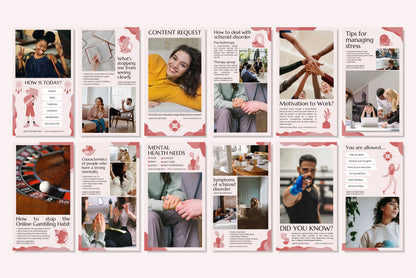 120+ Mental Health Instagram Templates - Vol. 4