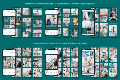 1200+ Medical Instagram Templates - Vol. 8