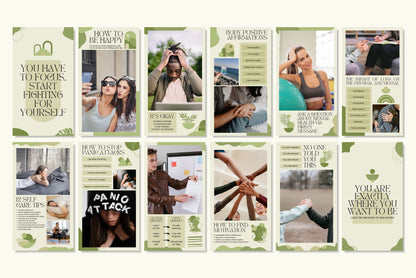 120+ Mental Health Instagram Templates - Vol. 2