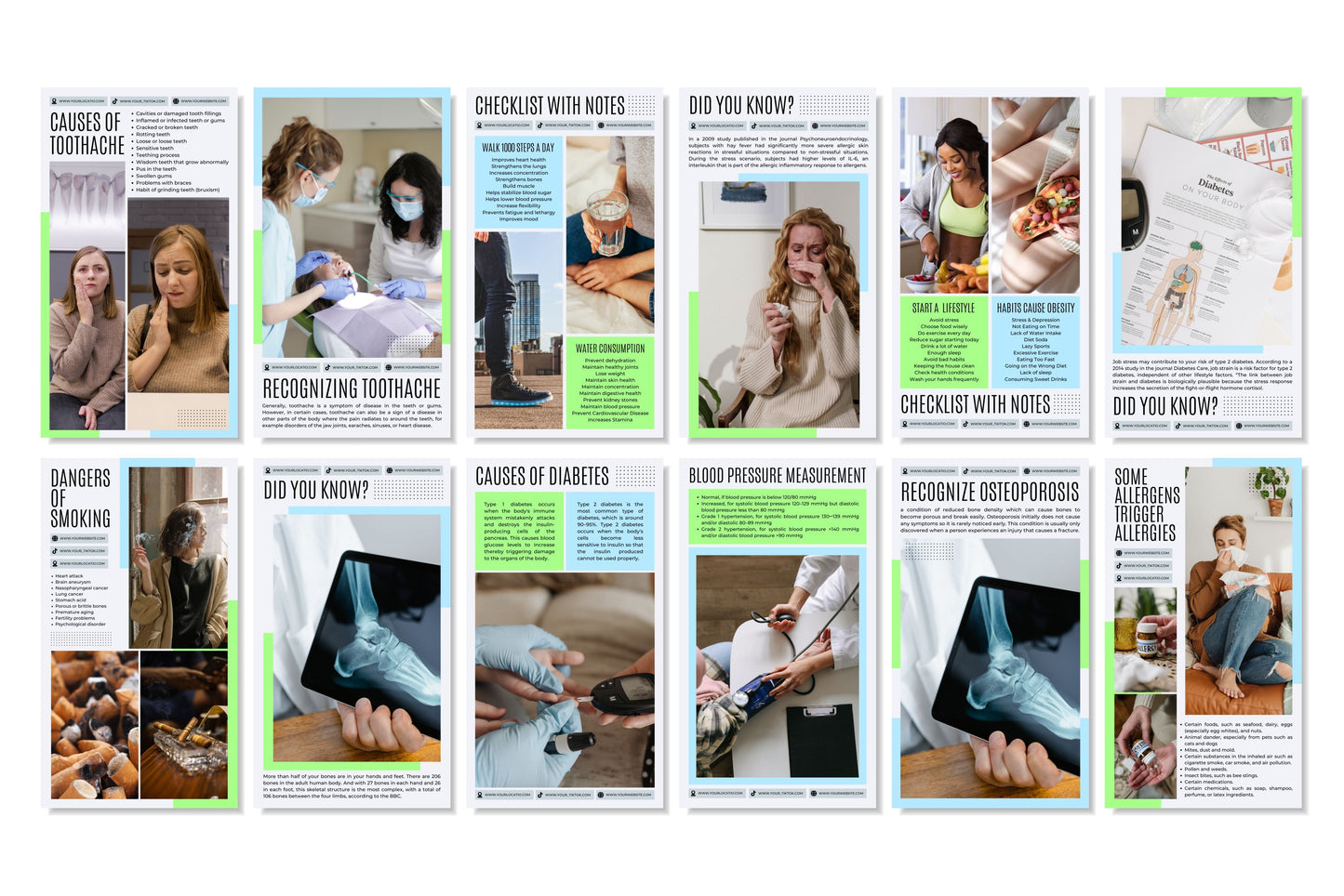 120+ Medical Instagram Templates - Vol. 5