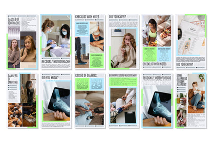 120+ Medical Instagram Templates - Vol. 5