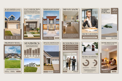 120+ Real Estate Instagram Templates - Vol. 5