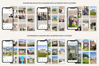 1200+ Real Estate Instagram Templates - Vol. 8