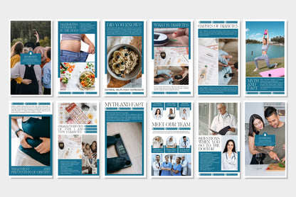 120+ Medical Instagram Templates - Vol. 4