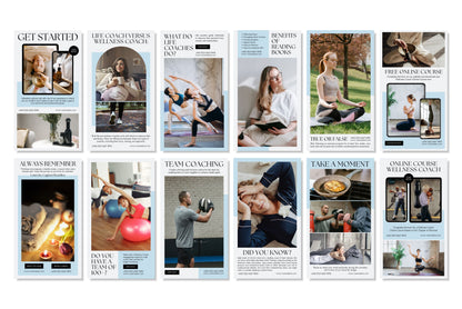 120+ Wellness Instagram Templates - Vol. 2