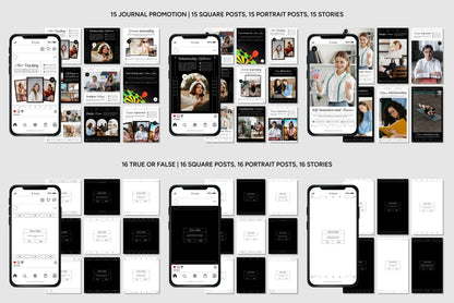 1200+ Wellness Instagram Templates - Vol. 6
