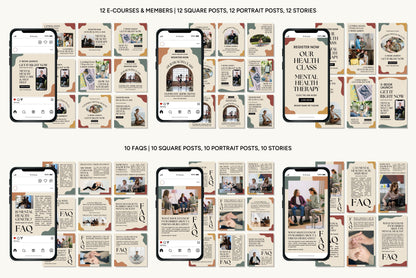 1200+ Mental Health Instagram Templates - Vol. 7