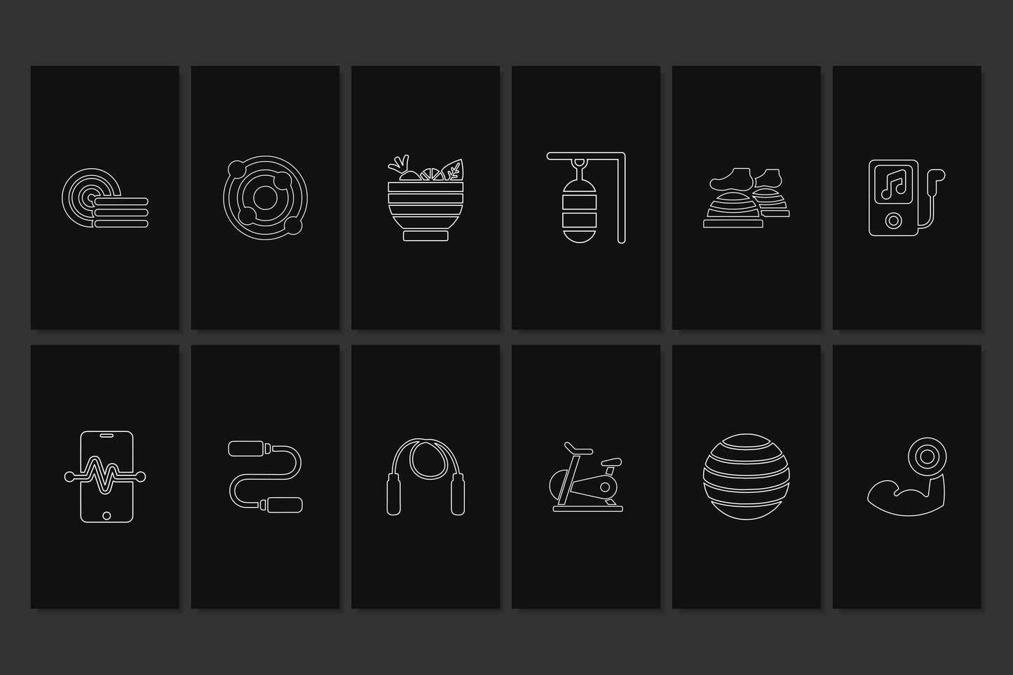 120+ Fitness Instagram Templates - Vol. 4