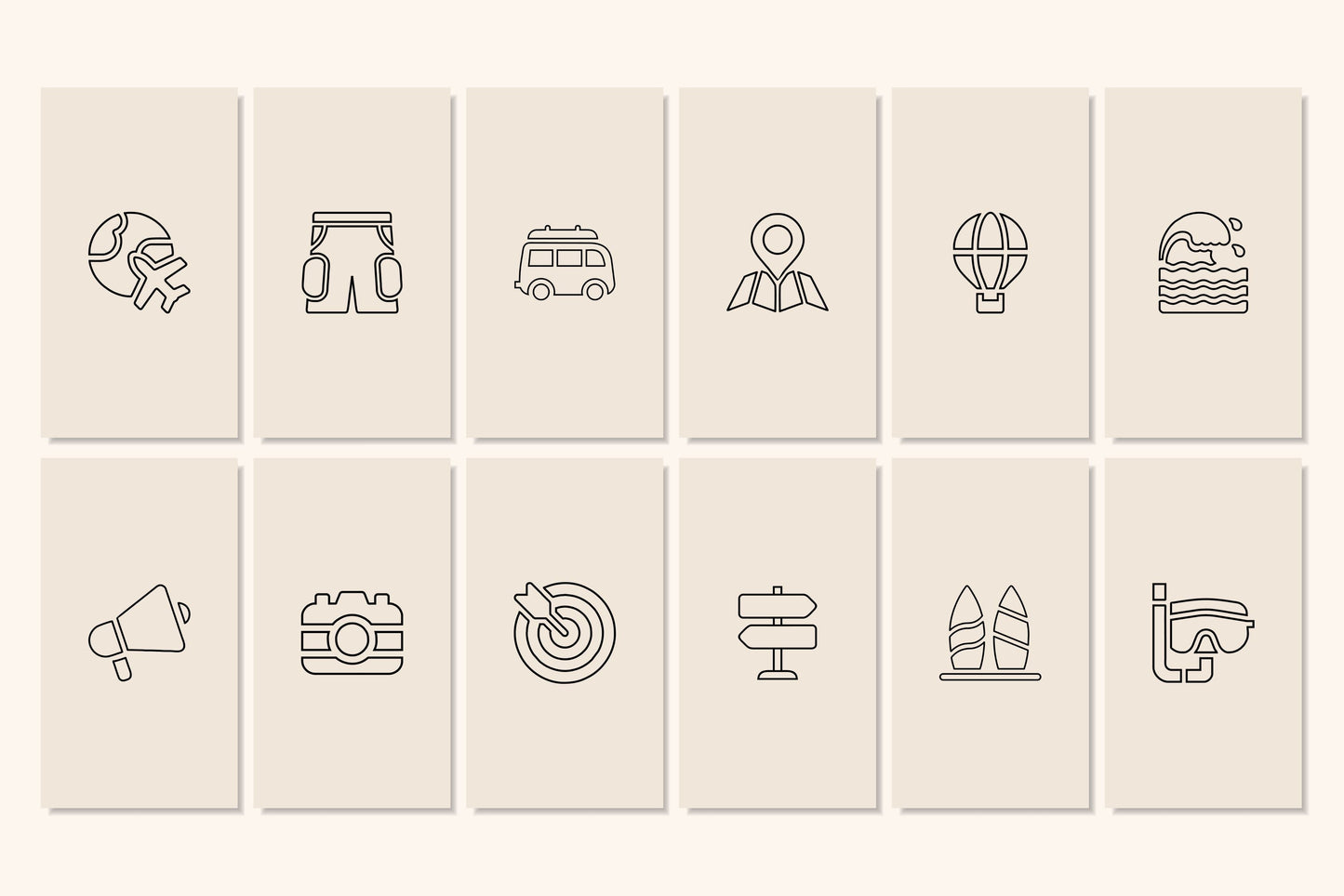 120+ Travel Instagram Templates - Vol. 2