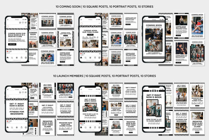 1200+ Fitness Instagram Templates - Vol. 7
