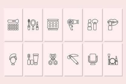 120+ Makeup Instagram Templates - Vol. 4