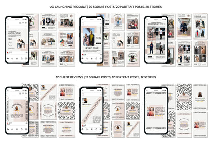 1200+ Fashion Instagram Templates - Vol. 7