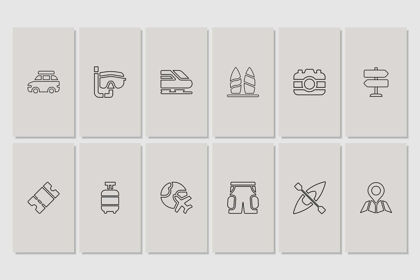 120+ Travel Instagram Templates - Vol. 4