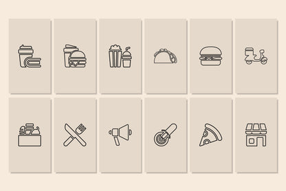 120+ Restaurant Instagram Templates - Vol. 5