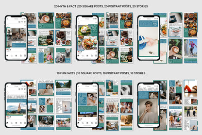 1200+ Medical Instagram Templates - Vol. 6
