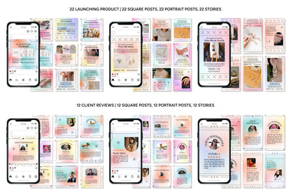 1200+ Jewelry Instagram Templates - Vol. 7